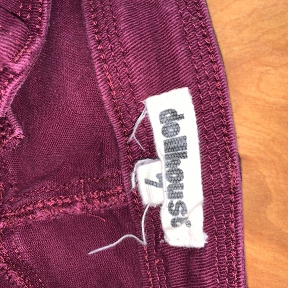 Very Cute Ripped Maroon Jeans - Picture 2 of 2